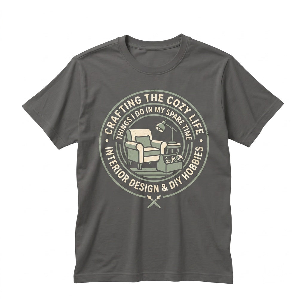 Interior Design Home Renovation DIY Projects Illustrated Graphic Unisex TShirt