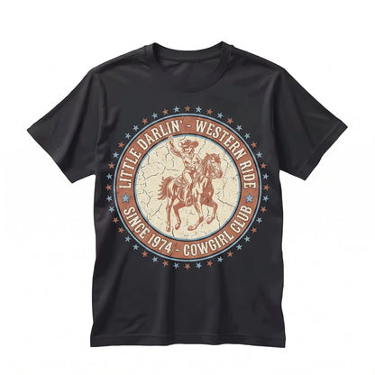 Retro Darlin Cowgirl Horse