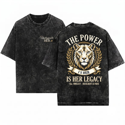 Women Empowerment Powerful Female Overcame Destroy Strong Christian Unisex Wash T-Shirt