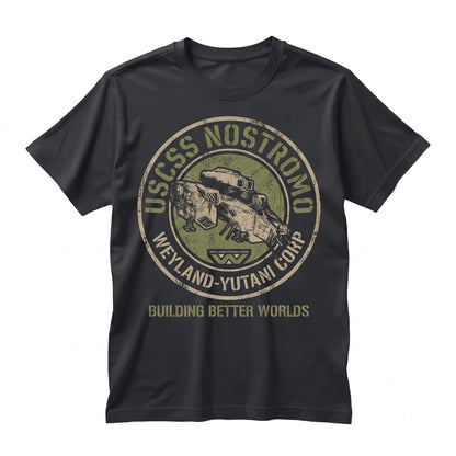 USCSS Nostromo Sci-Fi Spaceship Crew Retro Graphic Unisex TShirt