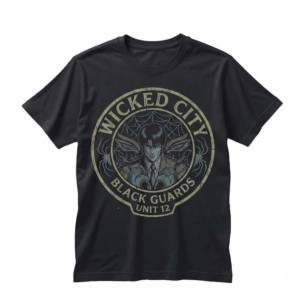 Wicked City Vintage 1980s Japanese Manga Retro Graphic Top Unisex TShirt