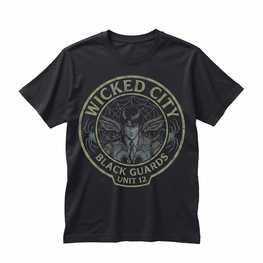 Wicked City Vintage 1980s Japanese Manga Retro Graphic Top Unisex TShirt