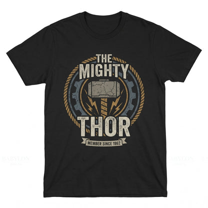 Vintage Thor God of Thunder Retro Norse Superhero Ragnarok Graphic Unisex TShirt