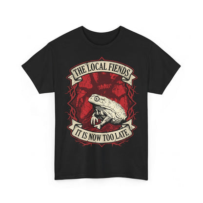 I Have Aggravated The Local Fiends Funny Vintage Japanese Frog Graphic Novelty Unisex TShirt