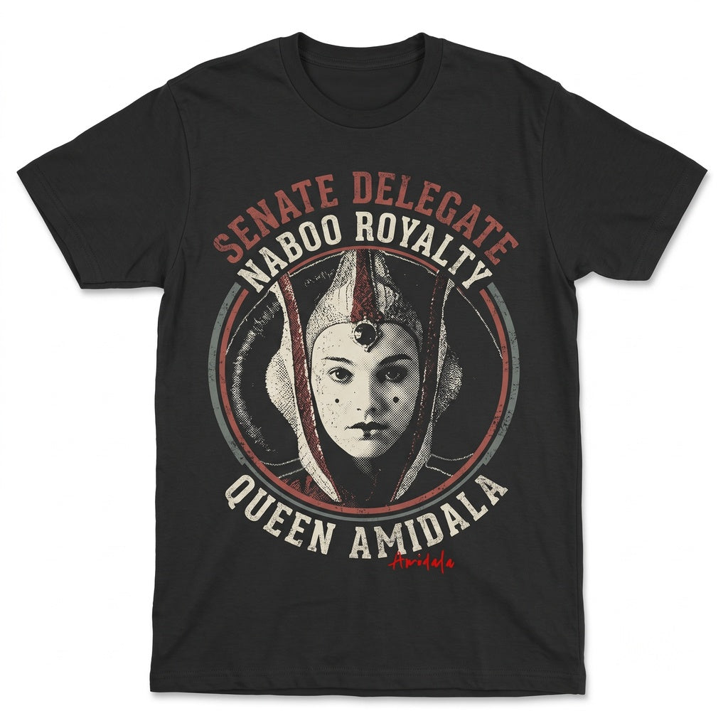 Padme Queen Amidala Vintage Attack of the Clones Poster Graphic Sweatshirt Hoodie Unisex TShirt