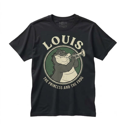 Oversized Louis Alligator Graphic TopOversized Louis Alligator Graphic Top, New Orleans Jazz Bayou Graphic, Frog Princess Gift