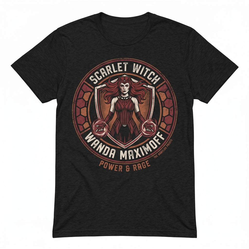 Vintage Scarlet Witch Graphic Sweatshirt Wanda Maximoff Retro Comic Book Fan Gift Unisex TShirt