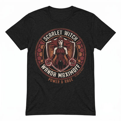 Vintage Scarlet Witch Graphic Sweatshirt Wanda Maximoff Retro Comic Book Fan Gift Unisex TShirt