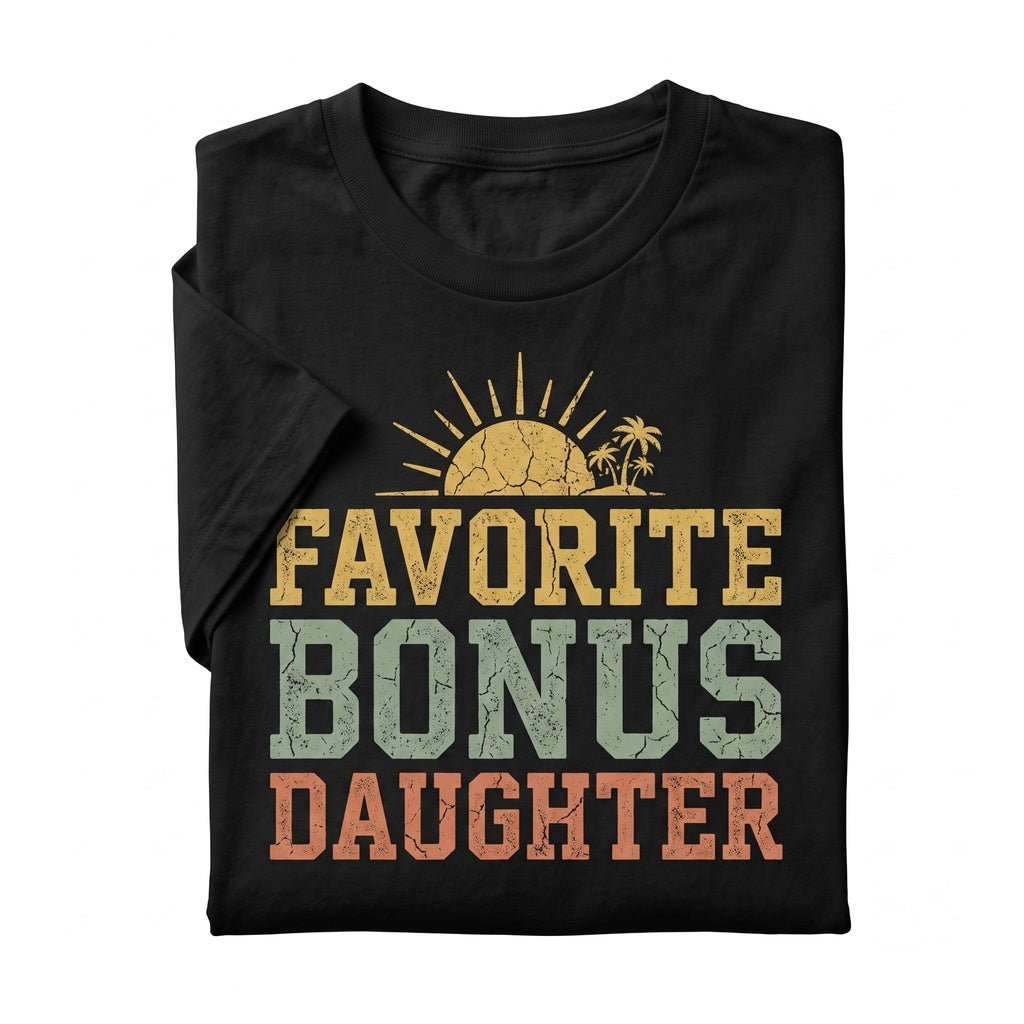 Favorite Bonus Daughter Sweet Blended Family Gift Unisex TShirt