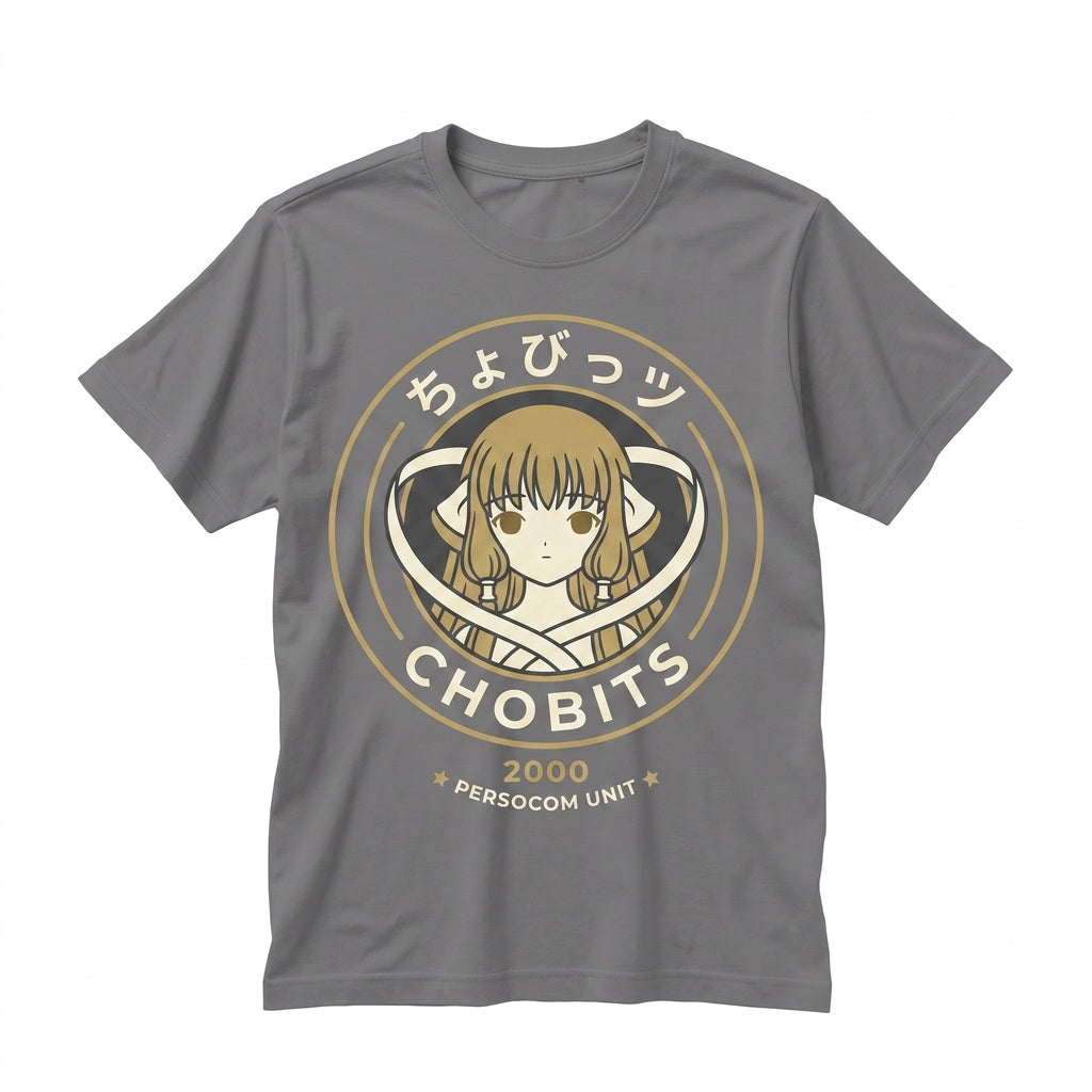 Chi Persocom Cute Vintage Anime Graphic Cotton Top Unisex TShirt