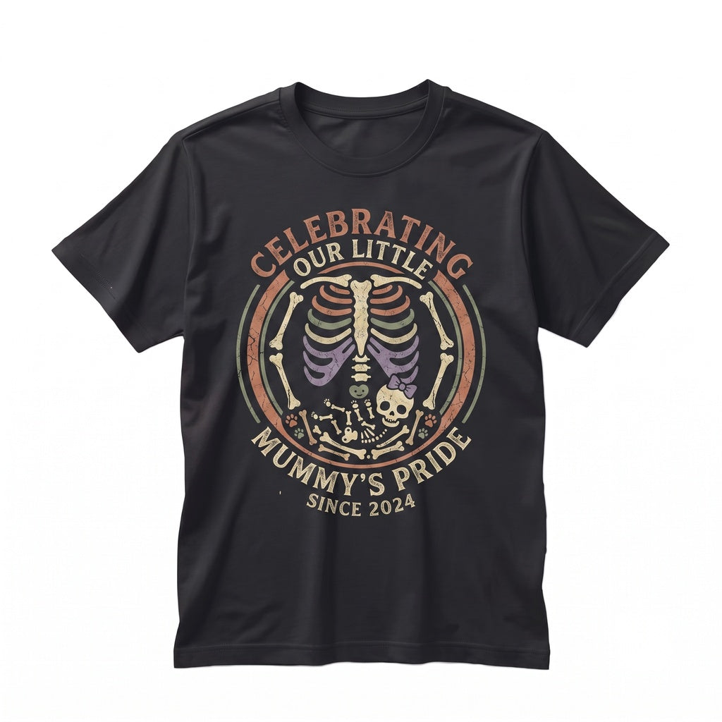 Skeleton Halloween Maternity Pregnancy Announcement MommySkeleton Halloween Maternity Pregnancy Announcement 2026 Mommy To Be