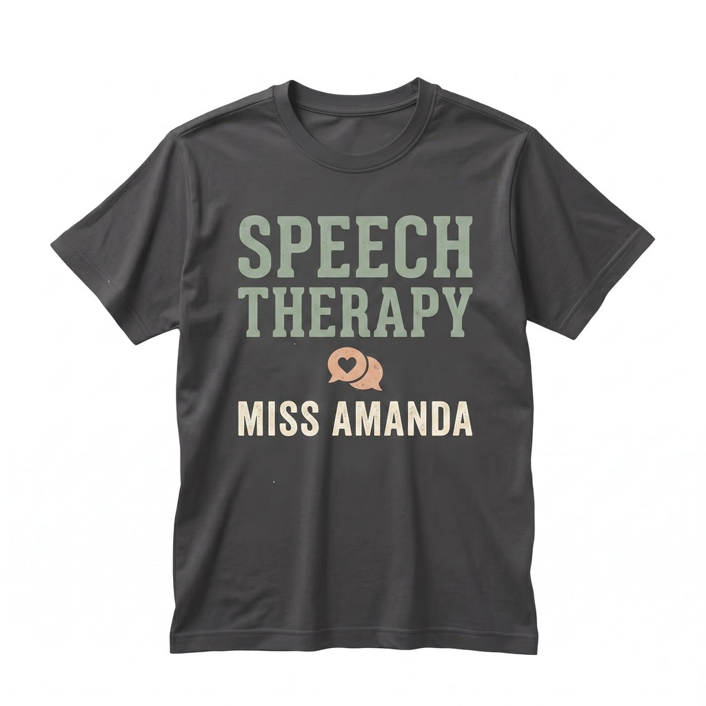 Speech Therapist SLP Communication Specialist Your Words Matter Custom Name Gift For Language Pathologist Unisex TShirt