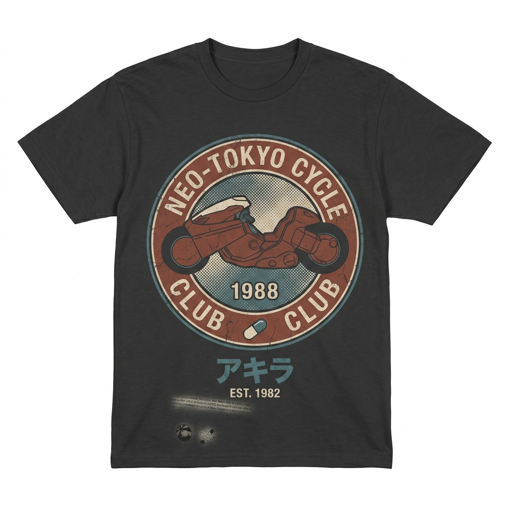 Retro Japanese Cyberpunk Aesthetic Graphic Crewneck Streetwear Apparel Unisex TShirt