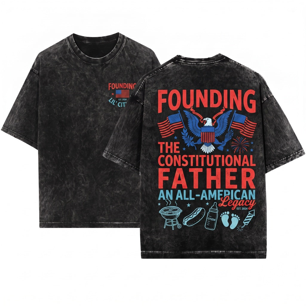 All American Pregnancy Announcement 4th Of July Expecting Parents Couple Matching Founding Father Patriotic Baby On The Way