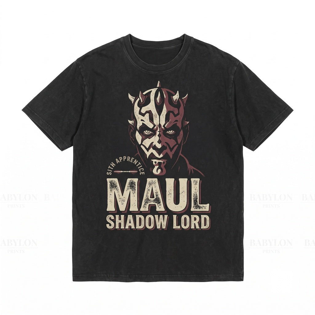 Vintage Darth Maul Shadow Lord Graphic Sweatshirt Hoodie Sith Clone Wars Gift Unisex TShirt