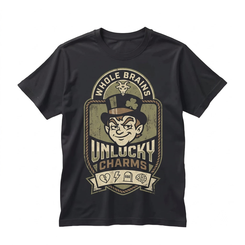 Unlucky Bad Luck Misfortune Superstition Spooky Graphic Novelty Humor Unisex TShirt