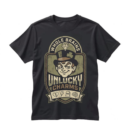 Unlucky Bad Luck Misfortune Superstition Spooky Graphic Novelty Humor Unisex TShirt