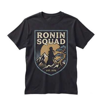 Samurai Japanese Anime Swordsman Graphic Jersey Short Sleeve Unisex TShirt