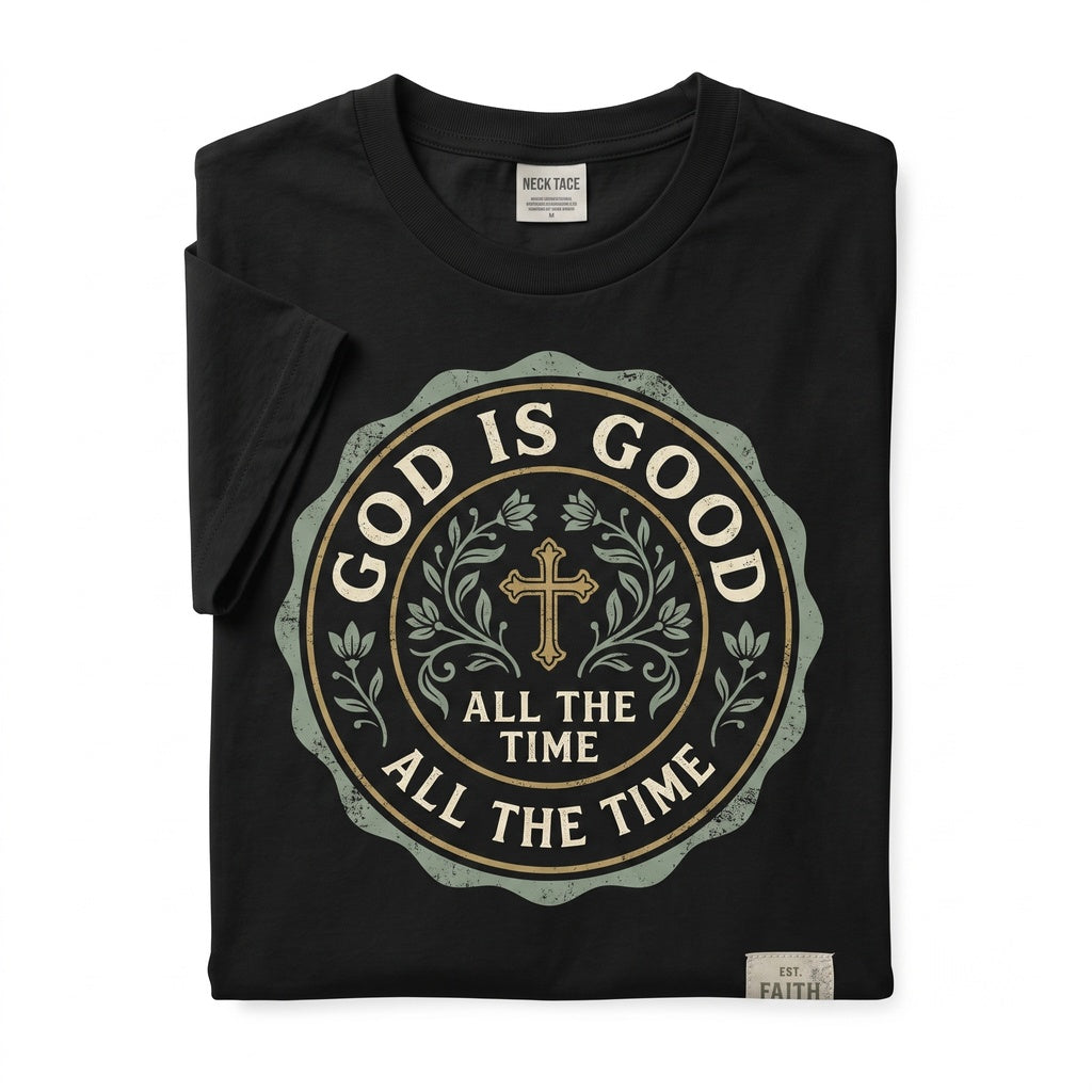 God Is Good AllGod Is Good All The Time Christian Bible Verse Faith Religious Preppy Womens Unisex TShirt