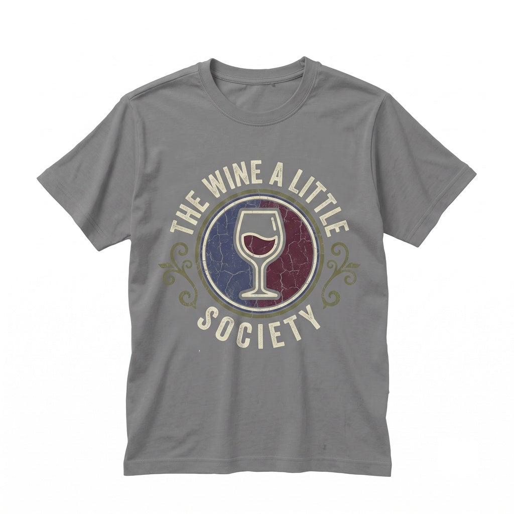 Wine A Little Laugh Graphic Funny Alcohol HumorWine A Little Funny Drinker Graphic Gift Unisex TShirt