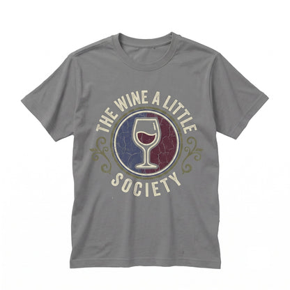 Wine A Little Laugh Graphic Funny Alcohol HumorWine A Little Funny Drinker Graphic Gift Unisex TShirt