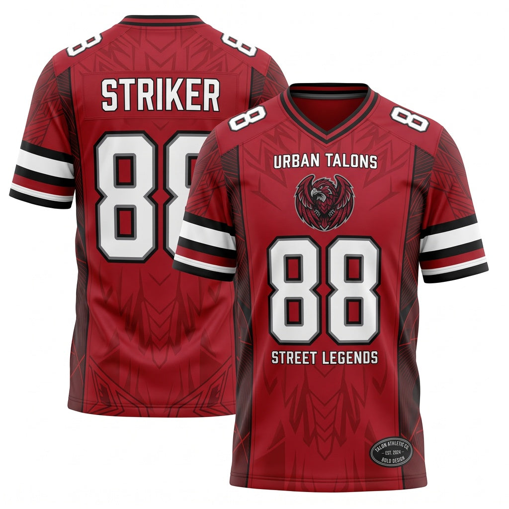 Unisex Game Day Football Jersey – Breathable Athletic Mesh Fan Jersey