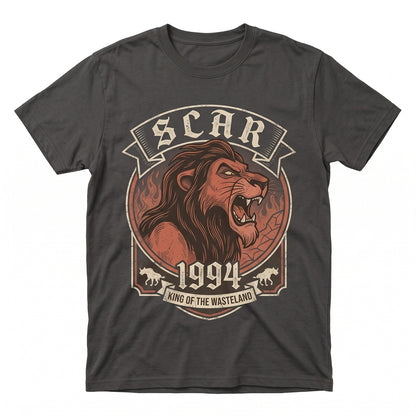 Vintage Retro Lion Scar Villain Graphic World Trip Vacation Gift Unisex TShirt