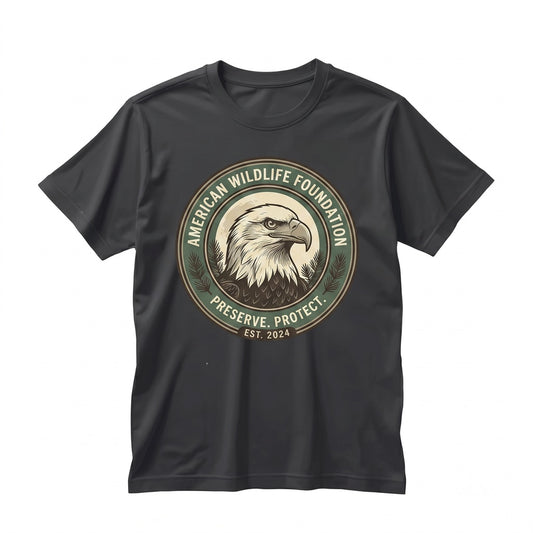 Vintage Bald Eagle Moon Graphic Rustic American Wildlife Gift Unisex TShirt