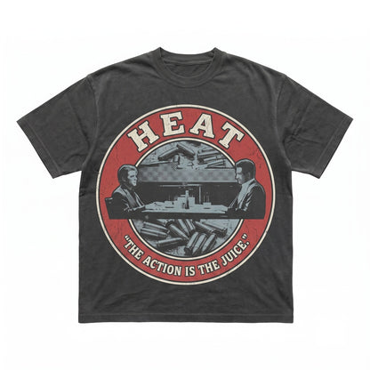 Vintage 90s Crime Film Diner Scene Graphic Cotton Top Unisex TShirt