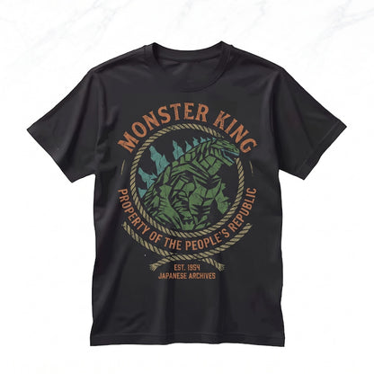 Vintage Retro Japanese Monster Movie Anime Dinosaur Graphic Unisex TShirt