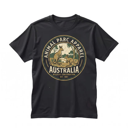 Vintage Australian Outback Kangaroo Graphic Art Rustic Nature Lover Gift Unisex TShirt
