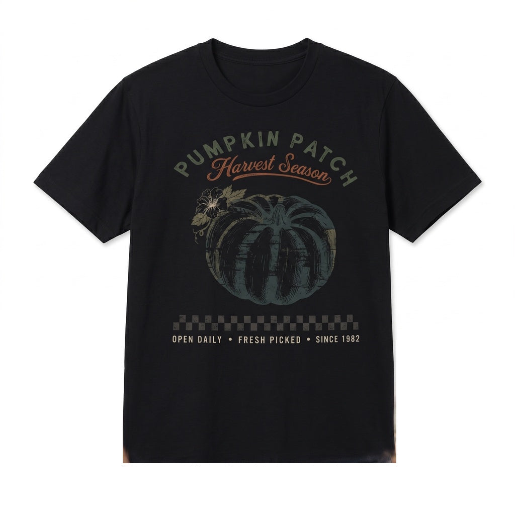 Pumpkin Patch Harvest Season Fall Graphic Autumn Vintage Aesthetic Unisex TShirt