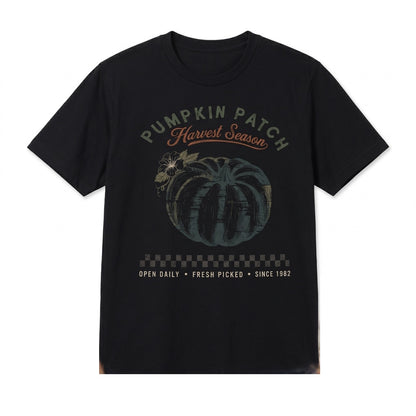Pumpkin Patch Harvest Season Fall Graphic Autumn Vintage Aesthetic Unisex TShirt