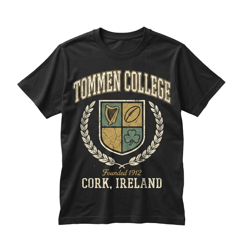 Tommen College Embroidered Bookish Merch Irish Romance Reader Gift Novel Apparel Unisex TShirt