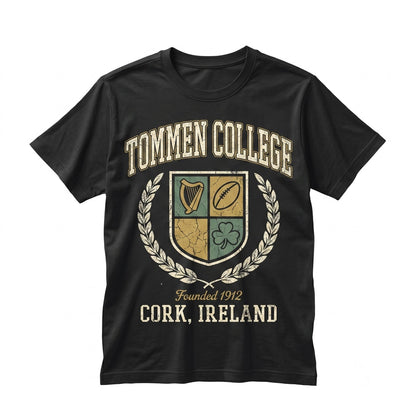 Tommen College Embroidered Bookish Merch Irish Romance Reader Gift Novel Apparel Unisex TShirt