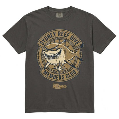 Vintage Clownfish Bruce Shark Ocean Movie Graphic Family Vacation Unisex TShirt