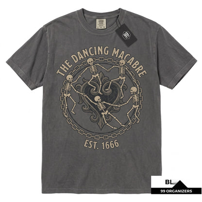 Dancing Skeleton Graphic Vintage Halloween Retro Spooky Season Apparel Unisex TShirt