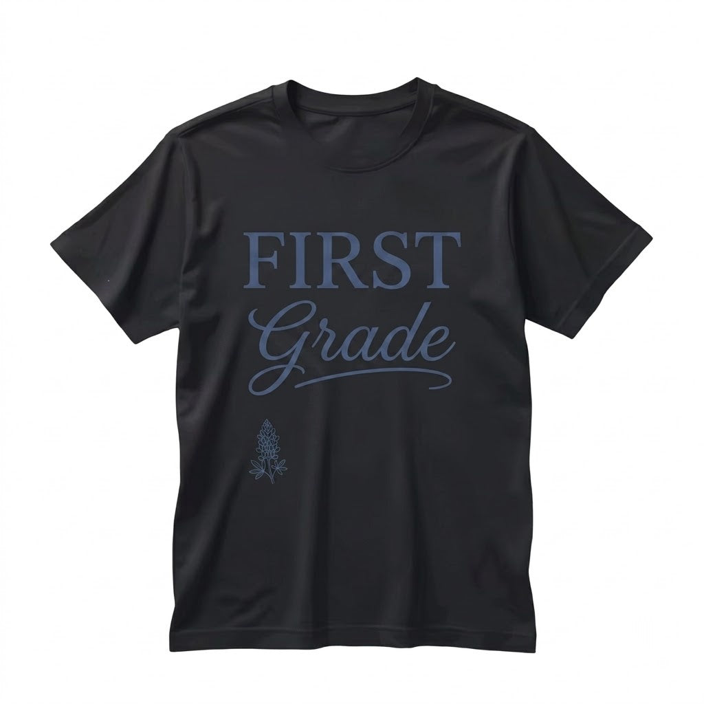 1st Grade Teacher Floral Back To School Christmas Gift Pullover Crewneck Apparel Unisex TShirt