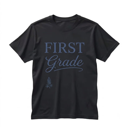 1st Grade Teacher Floral Back To School Christmas Gift Pullover Crewneck Apparel Unisex TShirt