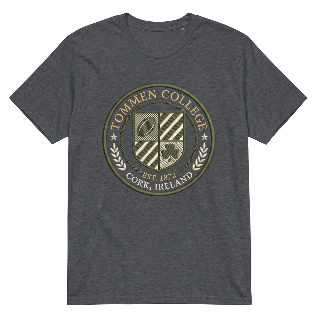 Tommen College Embroidered Bookish Merch Irish Romance Reader Gift Novel Apparel Unisex TShirt
