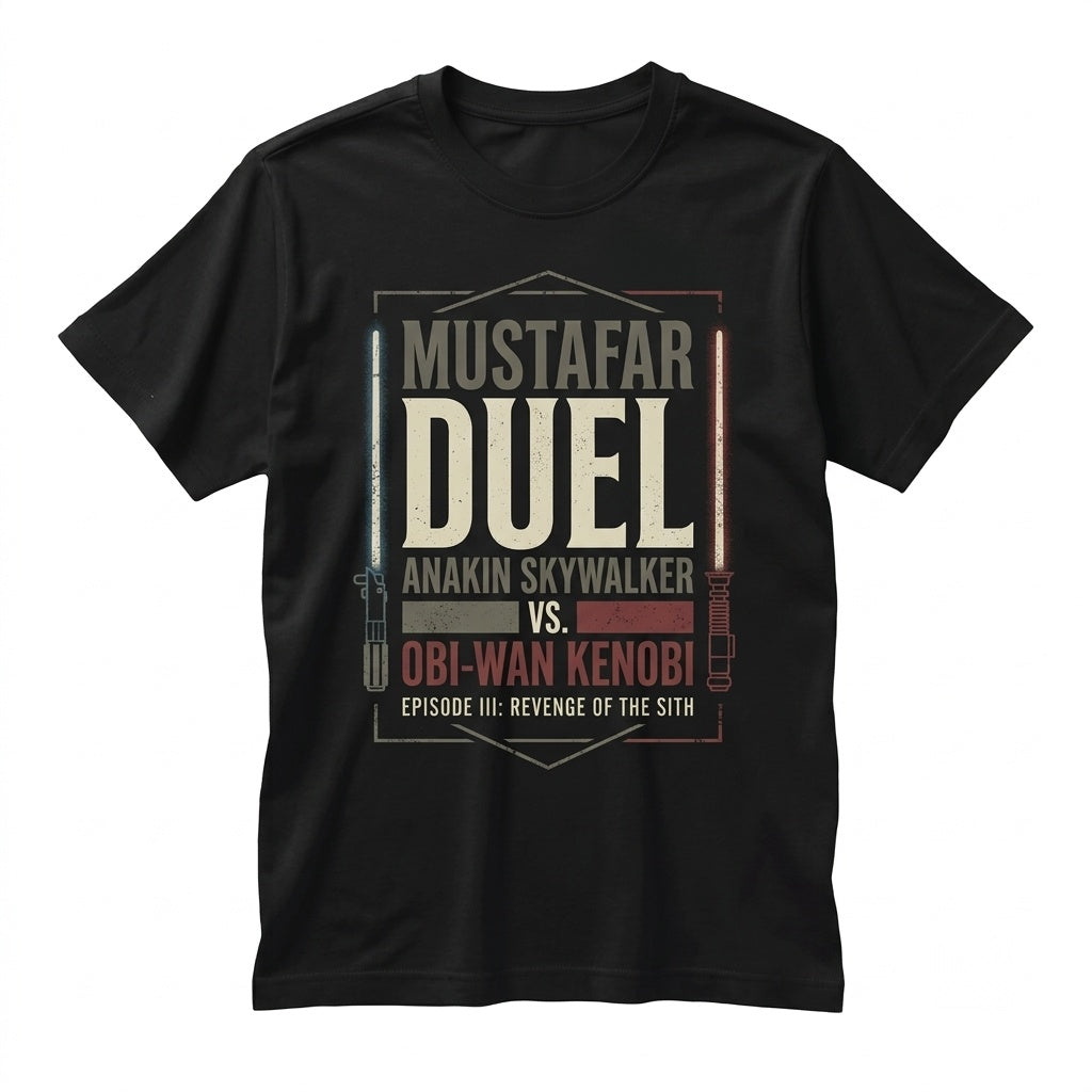 Retro Anakin Skywalker Obi Wan Kenobi Jedi Master Padawan Vintage Sci-Fi Matching Couple Graphic Unisex TShirt