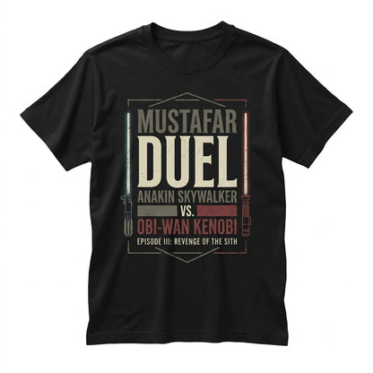 Retro Anakin Skywalker Obi Wan Kenobi Jedi Master Padawan Vintage Sci-Fi Matching Couple Graphic Unisex TShirt