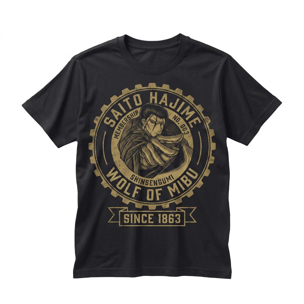 Japanese Ronin Swordsman Anime Fan Jersey Short Sleeve Unisex TShirt