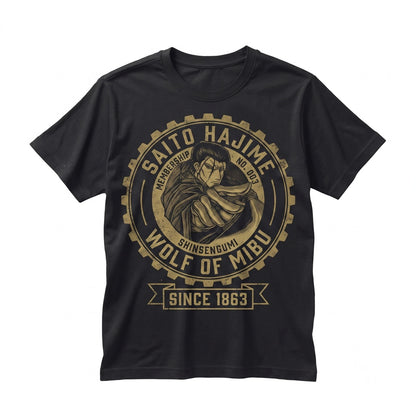 Japanese Ronin Swordsman Anime Fan Jersey Short Sleeve Unisex TShirt