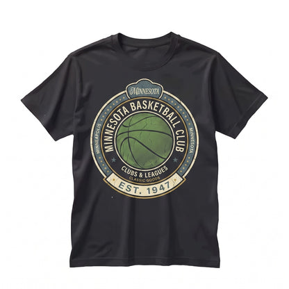 Minnesota Basketball Streetwear Graphic Bball Back Print Unisex TShirt