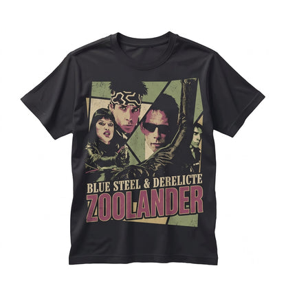 Blue Steel Model Male Fashion Comedy Film Pop Culture Graphic Softstyle Unisex TShirt