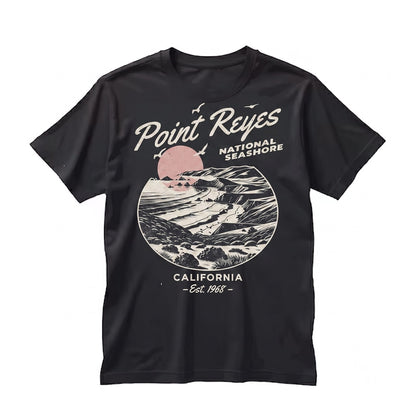 Point Reyes California Coastal Beach Ocean Nature Lover Summer Gift Apparel Unisex TShirt