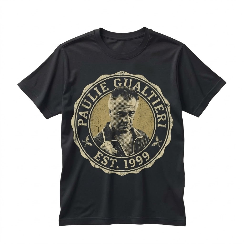 Paulie Gualtieri Vintage Graphic Mobster Mafia Retro Cotton Apparel Gift For Men Women Unisex TShirt
