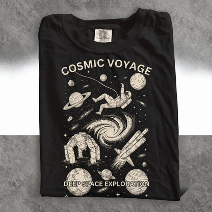 Project Hail Mary Space Collage Graphic Astronaut Rocket Galaxy Sci-Fi Book Lover Adventure Gift Unisex TShirt
