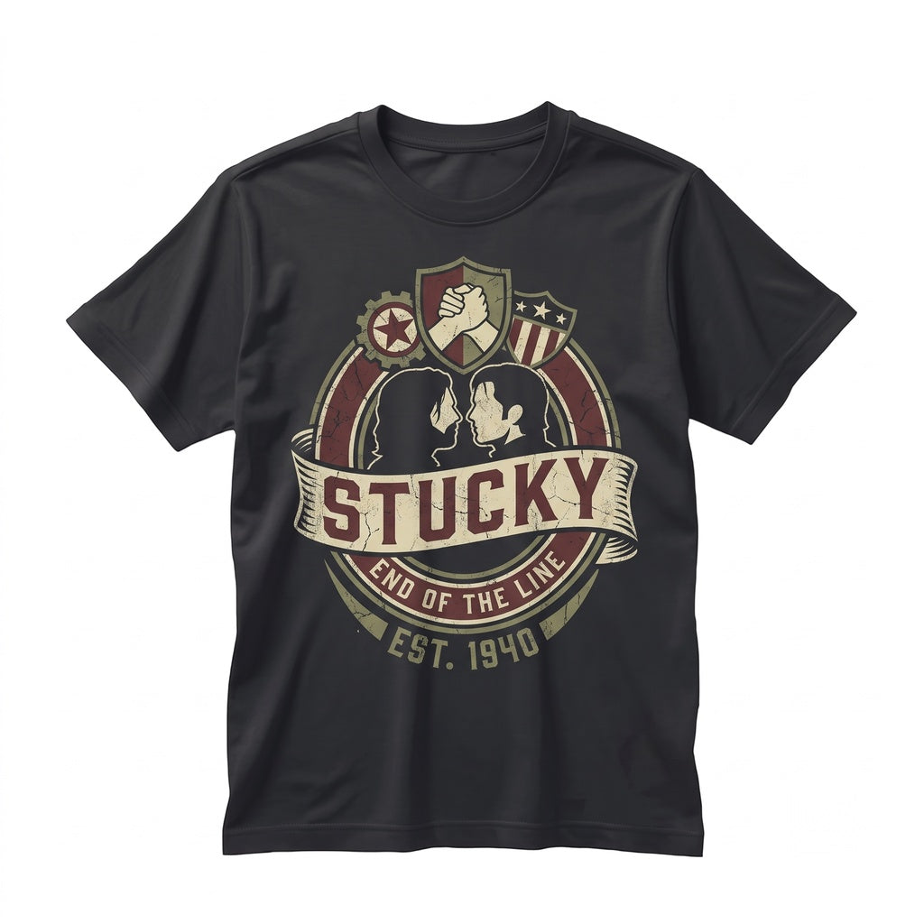 Stucky Steve Rogers Bucky Barnes Vintage Graphic Mens Womens Apparel Unisex TShirt